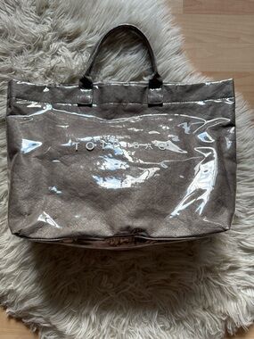 Trending Tan Waterproof Tote Bag